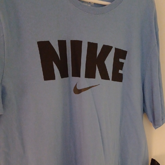 Nike Sky Blue Tee with Black Logo - Picture 3 of 7